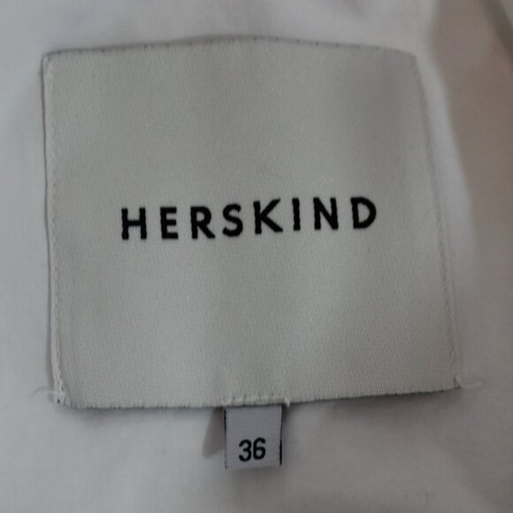HERSKIND - Helle White  loose-fitted short sleeve Shirt size  EU36 /US Medium - Picture 7 of 8